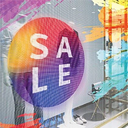 Shisha oynalar uchun shaffof LED